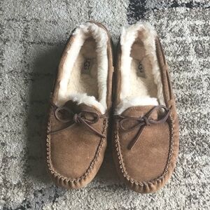 UGG Dakota Slippers Tan Suede Moccasin